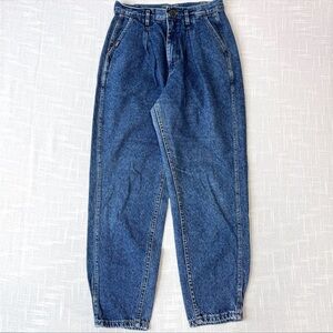 80s Bare Back Pleated Vintage Lee Mom Jeans